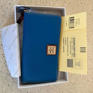 Dooney & Bourke Teal Leather Wallet